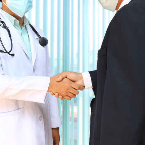 Doctor and patient discussing patient-centered atrial fibrillation care