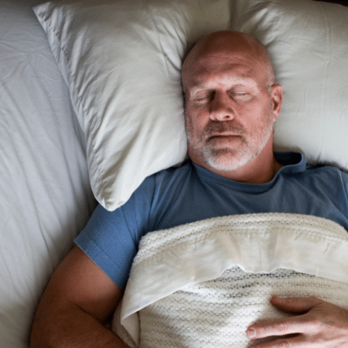man sleeping